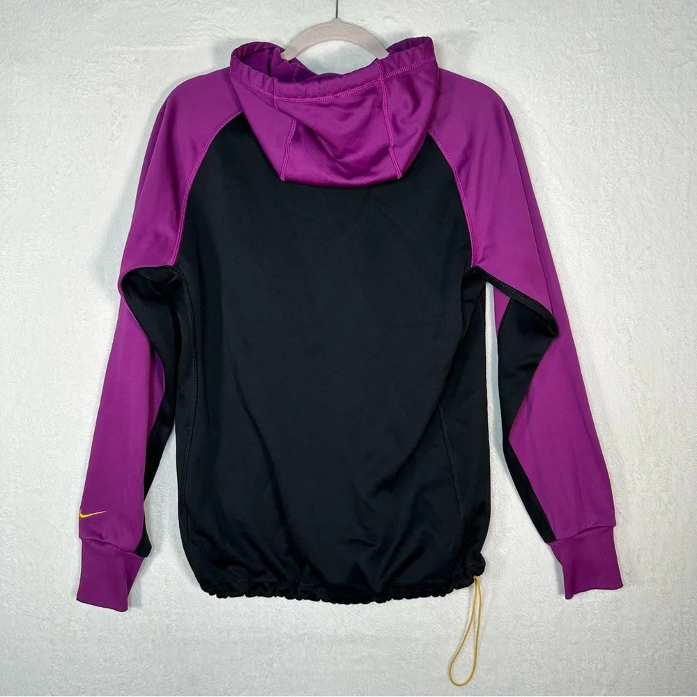 Nike Therma-Fit Colorblock Logo Sweatshirt Women’s Sz M Hoodie Logo‎ Activewear
